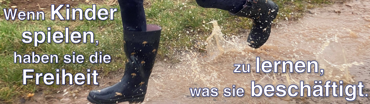Füße mit Spruch