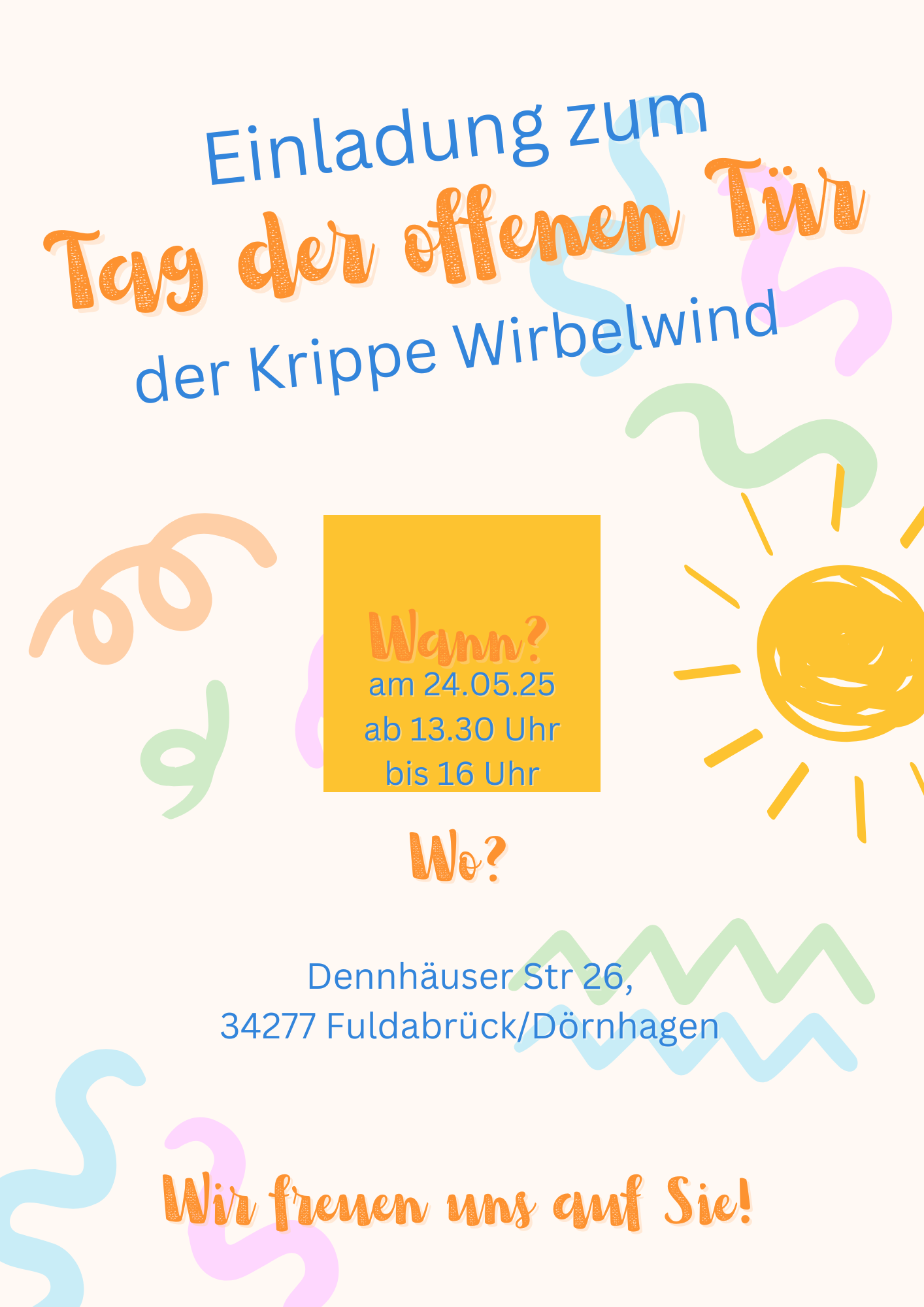 Tag der offenen Tür Krippe Wirbelwind