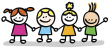 Logo bunte Kinder