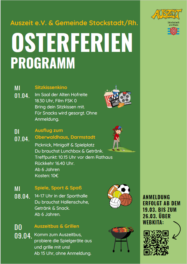 Programmübersicht Ostern 2026